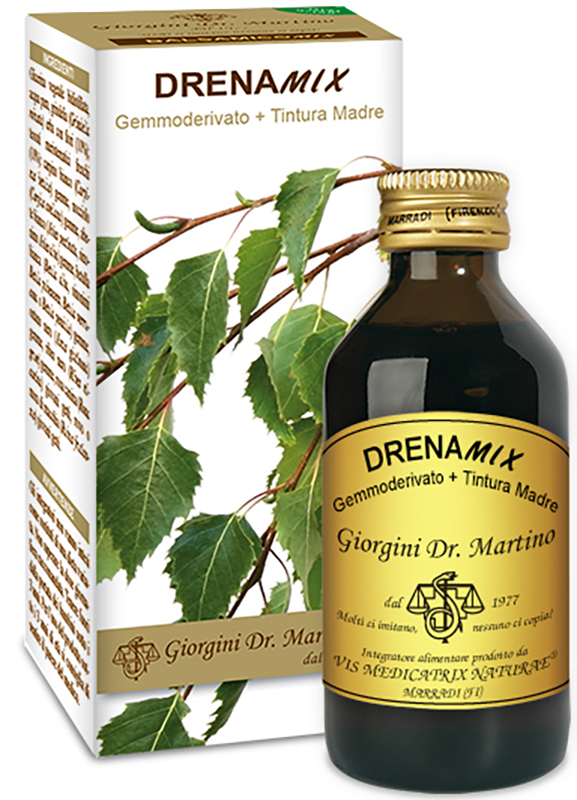 DRENAMIX GEMMODERIVATO + TINTURA MADRE SENZA ALCOOL 100 ML - Farmaciapacini.it