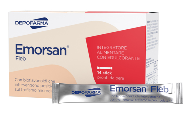 EMORSAN FLEB 14 STICK PACK DA 15 ML - Farmaciapacini.it