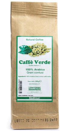 CAFFE' VERDE  GRANI CONTUSI 200 G - Farmaciapacini.it