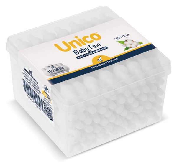 UNICO BABY FIOC BASTONCINI AURICOLARI 50 PEZZI - Farmaciapacini.it