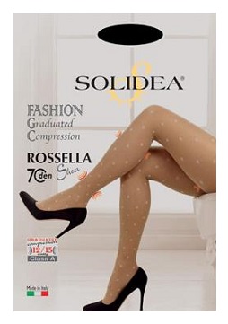 ROSSELLA 70 SHEER COLLANT FANTASIA NERO 4XL - Farmaciapacini.it