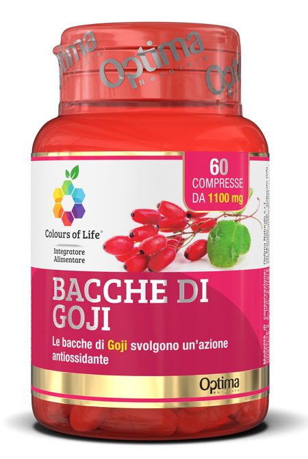 COLOURS OF LIFE BACCHE DI GOJI 60 COMPRESSE 1100 MG - Farmaciapacini.it