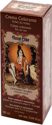 HENNE NUANCE CASTANO SCURO CREMA HENNE COLOR CREMA COLORANTE PRONTA ALL'USO - Farmaciapacini.it