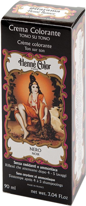 HENNE NUANCE NERO CREMA HENNE COLOR CREMA COLORANTE PRONTA ALL'USO - Farmaciapacini.it