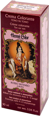 HENNE NUANCE AUBURN ROSSO INTENSO CREMA HENNE COLOR CREMA COLORANTE PRONTA ALL'USO - Farmaciapacini.it