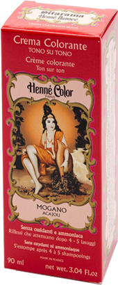 HENNE NUANCE ACAJOU ROSSO MOGANO CREMA HENNE COLOR CREMA COLORANTE PRONTA ALL'USO - Farmaciapacini.it