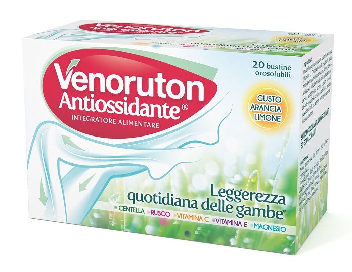 VENORUTON ANTIOSSIDANTE 20 BUSTINE OROSOLUBILI MONODOSE - Farmaciapacini.it