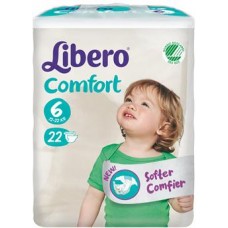 LIBERO COMFORT 6 PANNOLINO PER BAMBINO TAGLIA 13-20 KG 22 PEZZI - Farmaciapacini.it