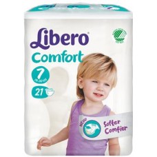 LIBERO COMFORT 7 PANNOLINO PER BAMBINO 16-26 KG 21 PEZZI - Farmaciapacini.it