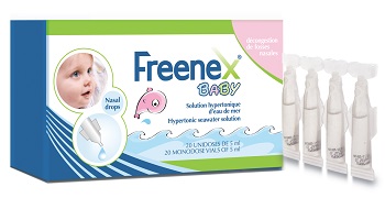 FREENEX IPERTONICO BABY CON ACQUA DI MARE 20 FIALE DA 5 ML - Farmaciapacini.it