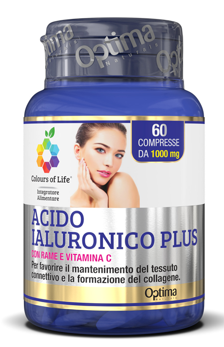 COLOURS OF LIFE ACIDO IALURONICO PLUS 60 COMPRESSE 1000 MG - Farmaciapacini.it