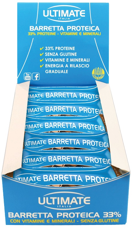 ULTIMATE BARRETTA PROTEICA CIOCCOLATO 24 PEZZI - Farmaciapacini.it