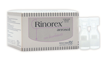 FIALA PER AEROSOL RINOREX BICARBONATO 25 FIALE 3 ML - Farmaciapacini.it