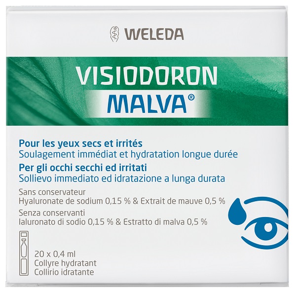 GOCCE OCULARI VISIODORON MALVA 20 MONODOSE DA 0,4 ML - Farmaciapacini.it
