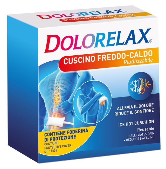 ICE HOT DOLORELAX CUSCINO RIUTILIZZABILE 11X26 CM 2 PEZZI - Farmaciapacini.it