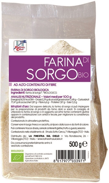 FSC FARINA DI SORGO BIO AD ALTO CONTENUTO DI FIBRA 500 G - Farmaciapacini.it