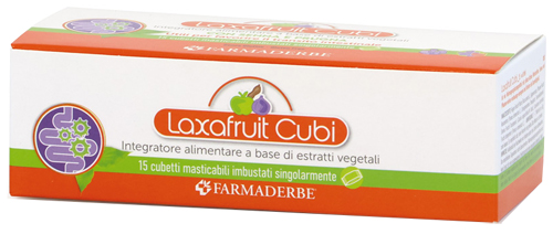 LAXAFRUIT 15 CUBETTI MASTICABILI 150 G - Farmaciapacini.it