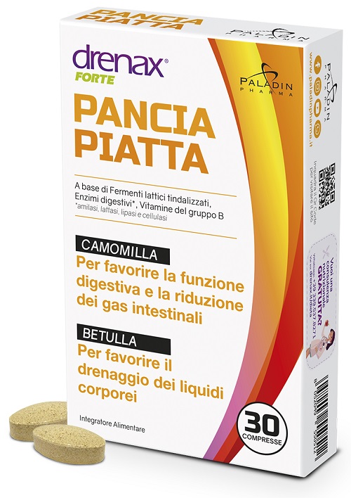 DRENAX FORTE PANCIA PIATTA 30 COMPRESSE - Farmaciapacini.it