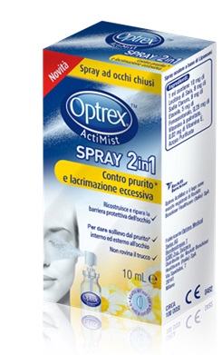 SPRAY OCULARE OPTREX ACTIMIST 2 IN 1 CONTRO IL PRURITO 1 PEZZO - Farmaciapacini.it