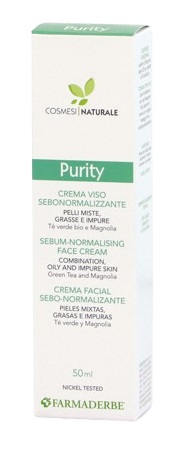 PURITY CREMA VISO SEBONORMALIZZANTE 50 ML - Farmaciapacini.it