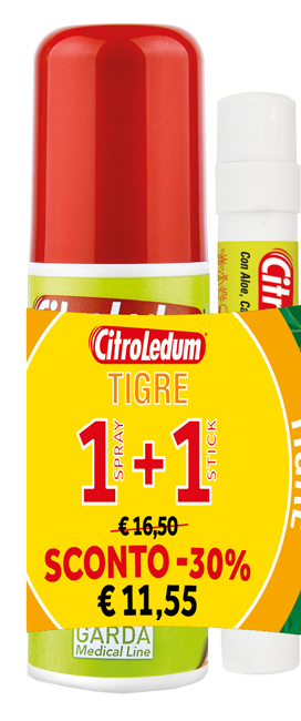 CITROLEDUM TIGRE KIT SPRAY 75 ML + STICK 10 ML - Farmaciapacini.it