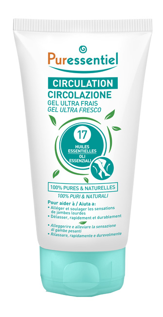 PURESSENTIEL GEL ULTRA FRESCO CIRCOLAZIONE 17 OLI ESSENZIALI 125 ML - Farmaciapacini.it
