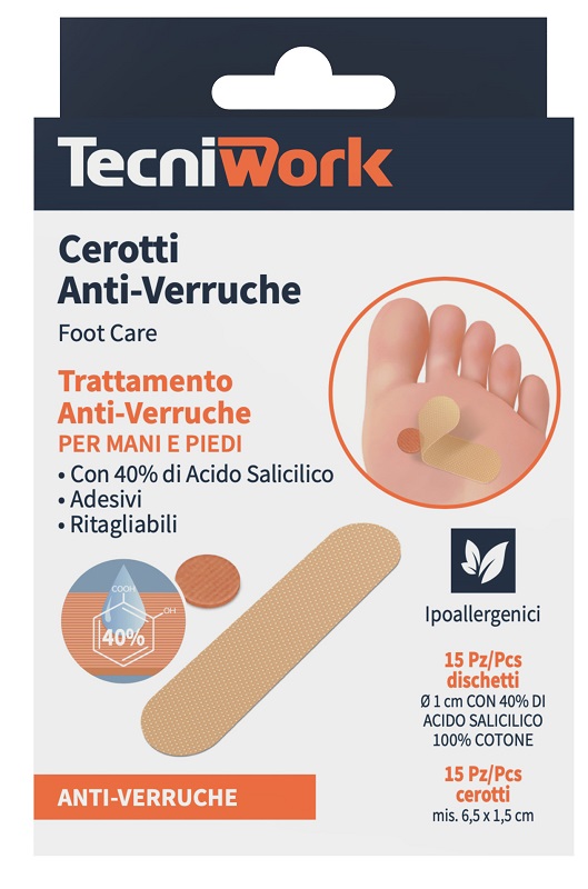 CEROTTI ANTI VERRUCHE PIEDI 15 + 15 PEZZI - Farmaciapacini.it