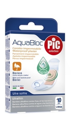 CEROTTO PIC AQUABLOC 25X72MM ANTIBATTERICO 10 PEZZI - Farmaciapacini.it