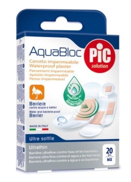 CEROTTO PIC AQUABLOC MIX ANTIBATTERICO 20 PEZZI - Farmaciapacini.it