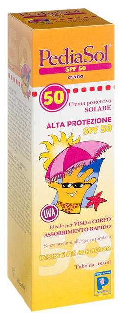 PEDIASOL SPF 50 CREMA SOLARE 100 ML - Farmaciapacini.it