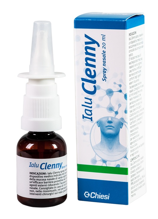 IALU CLENNY SPRAY NASALE SOLUZIONE SALINA ISOTONICA CON ACIDO IALURONICO E SALE SODICO 20 ML - Farmaciapacini.it