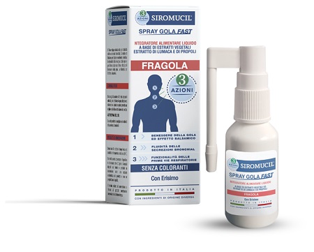 SIROMUCIL 3 AZIONI SPRAY GOLA FAST 15 ML - Farmaciapacini.it