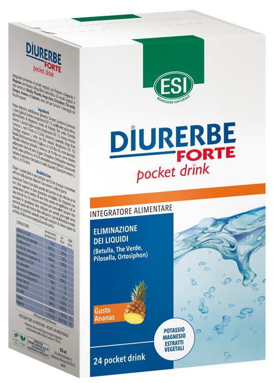 ESI DIURERBE FORTE POCKET DRINK ANANAS 24 X 20 ML - Farmaciapacini.it