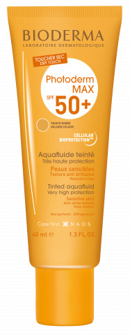 PHOTODERM MAX AQUAFLUIDE TINTED NP FLUIDO SOLARE SPF 50+ UVA 26 40 ML - Farmaciapacini.it