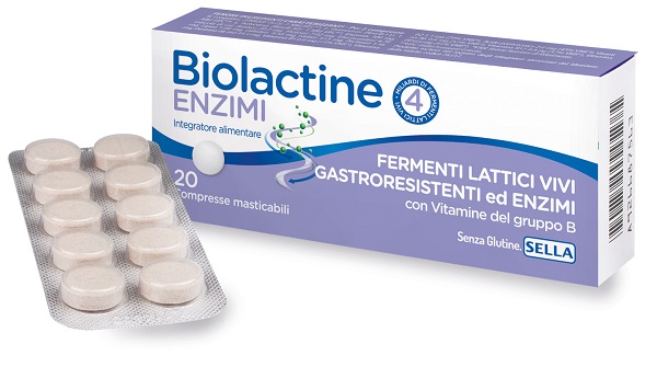 BIOLACTINE ENZIMI 20 COMPRESSE NUOVA FORMULA - Farmaciapacini.it