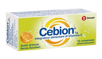 CEBION EFFERVESCENTE VIT C SENZA ZUCCHERO 10 COMPRESSE - Farmaciapacini.it