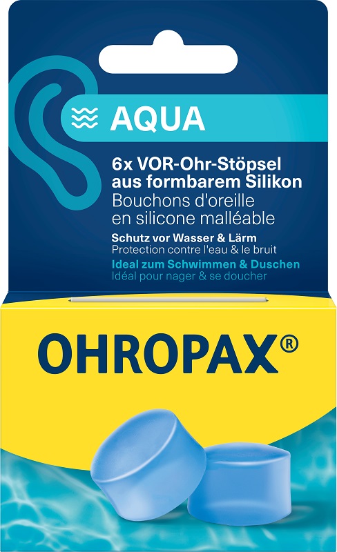 OHROPAX SILICON AQUA TAPPI AURICOLARI 6 PEZZI - Farmaciapacini.it