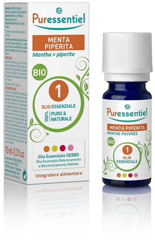PURESSENTIEL MENTA PIPERITA OLIO ESSENZIALE BIO 10 ML - Farmaciapacini.it