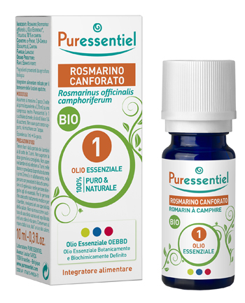 PURESSENTIEL ROSMARINO CANFORA OLIO ESSENZIALE BIO 10 ML - Farmaciapacini.it
