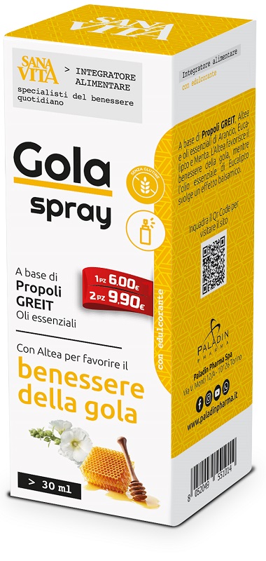 SANAVITA GOLA SPRAY 30 ML - Farmaciapacini.it