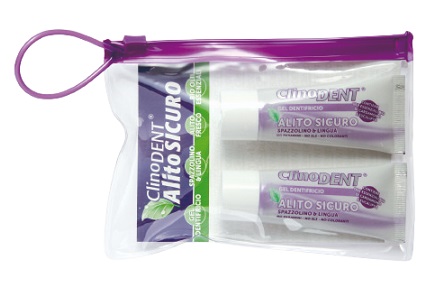 CLINODENT GEL DENTIFRICIO ALITO SICURO 2 TUBETTI DA 20 ML - Farmaciapacini.it
