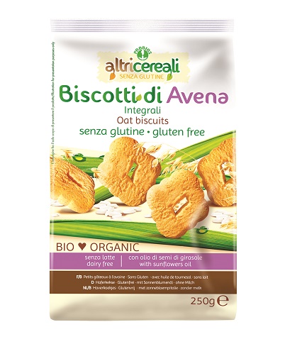 ALTRICEREALI BISCOTTI ALL'AVENA INTEGRALI 250 G - Farmaciapacini.it