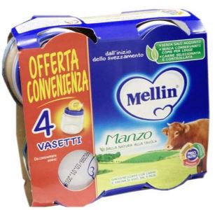 MELLIN OMOGENEIZZATO MANZO 4X80 G - Farmaciapacini.it