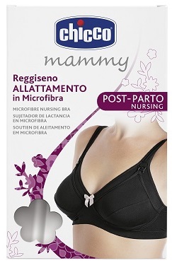 CHICCO MAMMY REGGISENO MICROFIBRA ALLATTAMENTO NERO 5D - Farmaciapacini.it