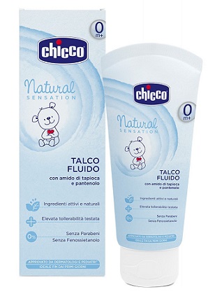 CHICCO TALCO FLUIDO NATURAL SENSATION 100 ML - Farmaciapacini.it