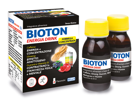 BIOTON ENERGIA DRINK 4 FLACONCINI X 50 ML - Farmaciapacini.it