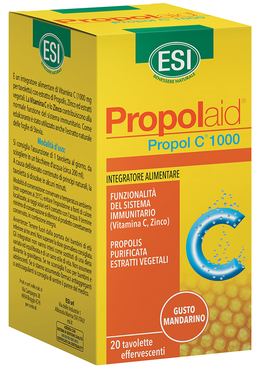 ESI PROPOLAID C 1000 20 TAVOLETTE EFFERVESCENTI - Farmaciapacini.it