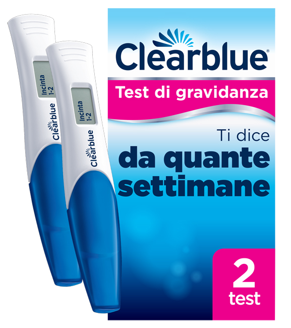 TEST DI GRAVIDANZA CLEARBLUE DIGITAL CONCEPTION INDICATOR 2 PEZZI - Farmaciapacini.it