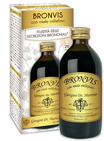 BRONVIS CON MIELE MILLEFIORI 200 ML - Farmaciapacini.it