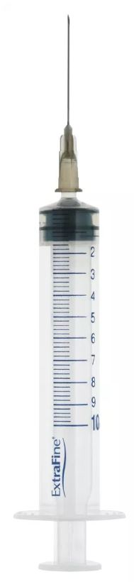 SIRINGA EXTRAFINE IPODERMICA 10 ML AGO 12 GAUGE 22 - Farmaciapacini.it